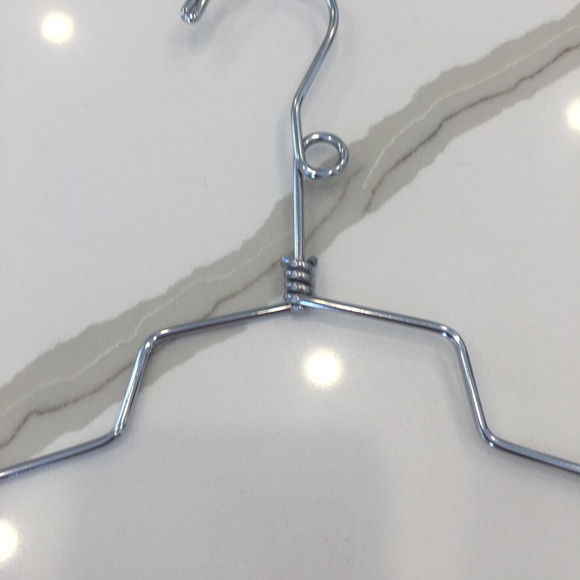 EUC Chic Boutique Style 16 Inch Chrome Metal Dress/Blouse/Shirt Hangers, Set-15 - Picture 2 of 3